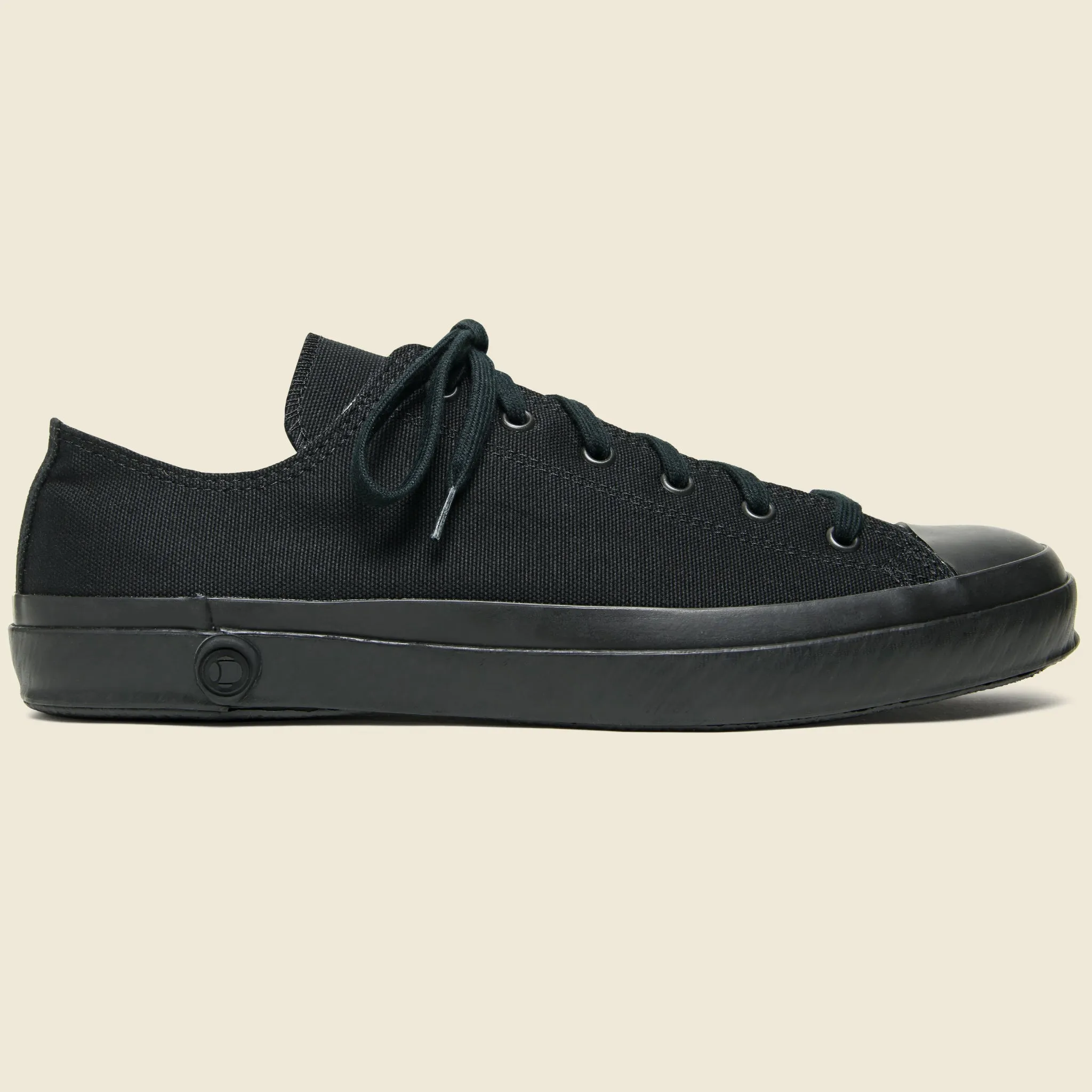 01-JP Lo Sneaker - Black Mono