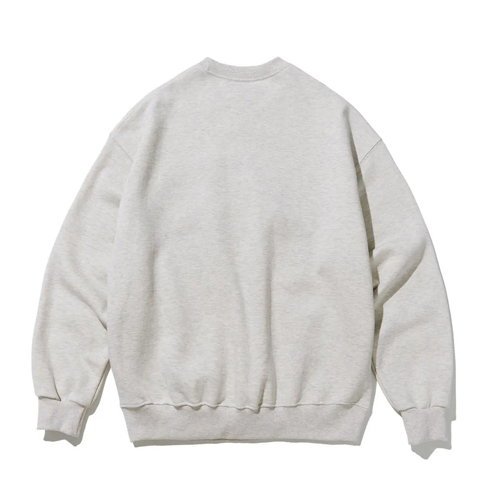 1993studio  |Crew Neck Unisex Sweat Street Style Long Sleeves Plain