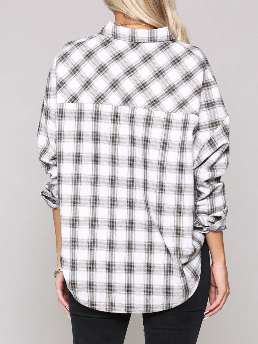 27 Nash Oversized Plaid Button Down