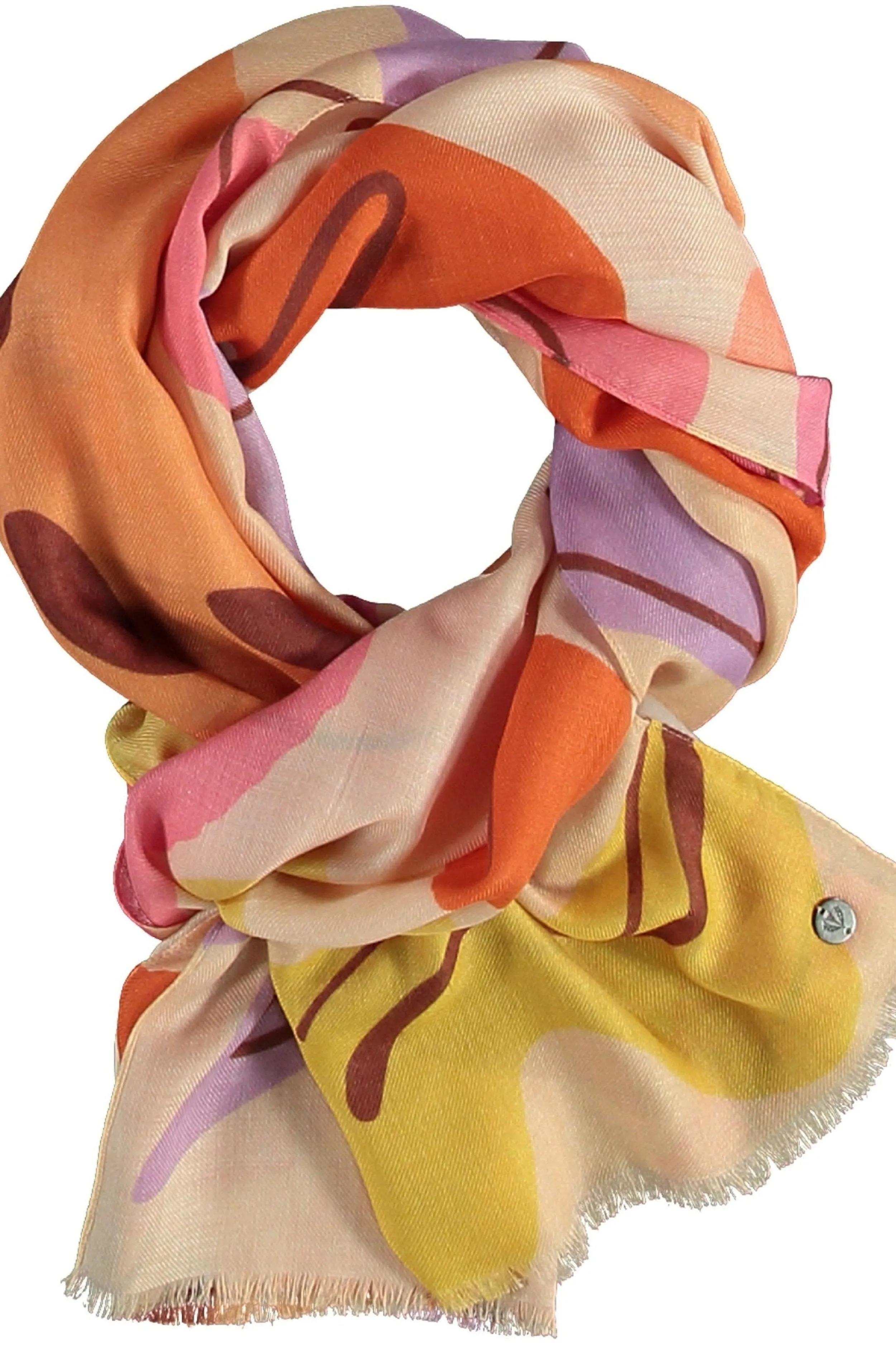 Abstract Garden Print Scarf