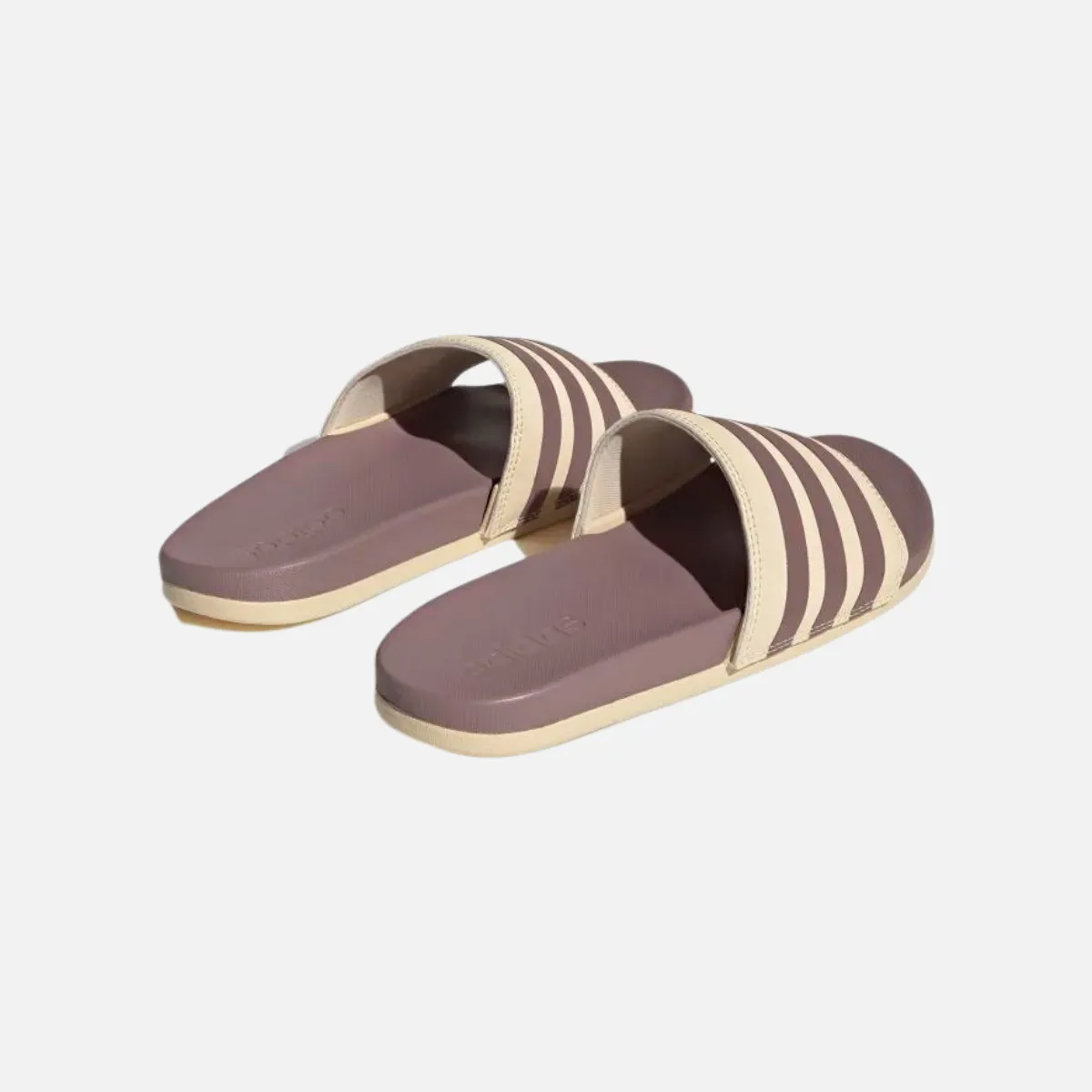 Adidas Adilette comfort slides-Purple/Sand Strata