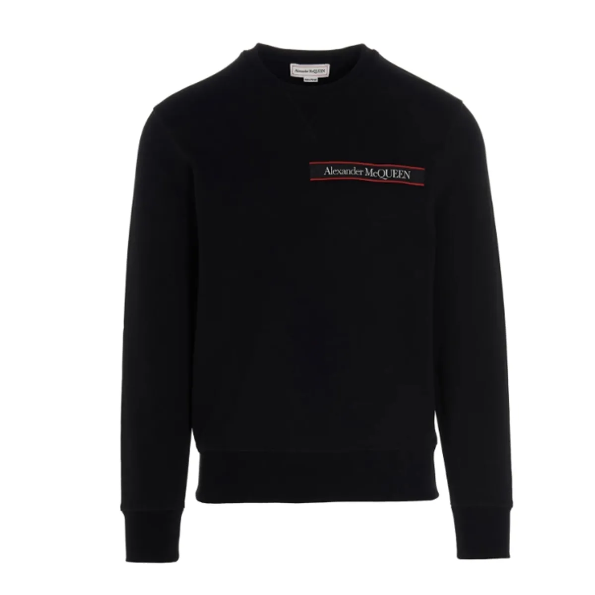 alexander mcqueen  |Crew Neck Unisex Street Style Long Sleeves Plain Cotton