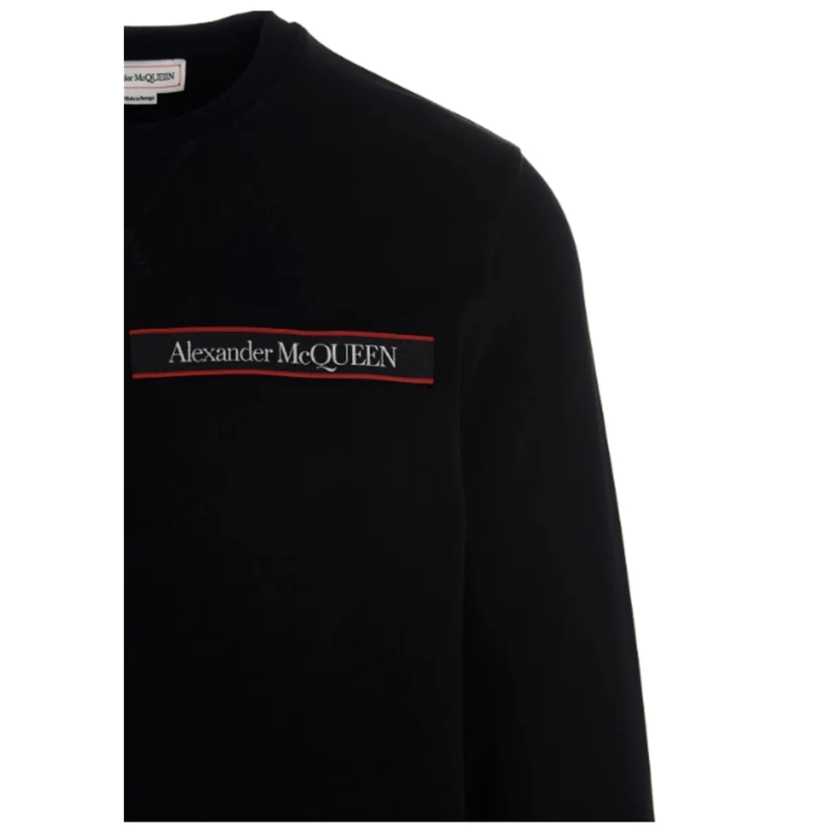 alexander mcqueen  |Crew Neck Unisex Street Style Long Sleeves Plain Cotton