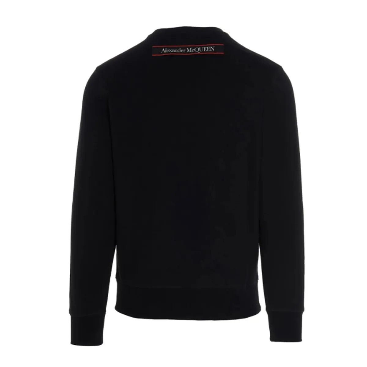 alexander mcqueen  |Crew Neck Unisex Street Style Long Sleeves Plain Cotton