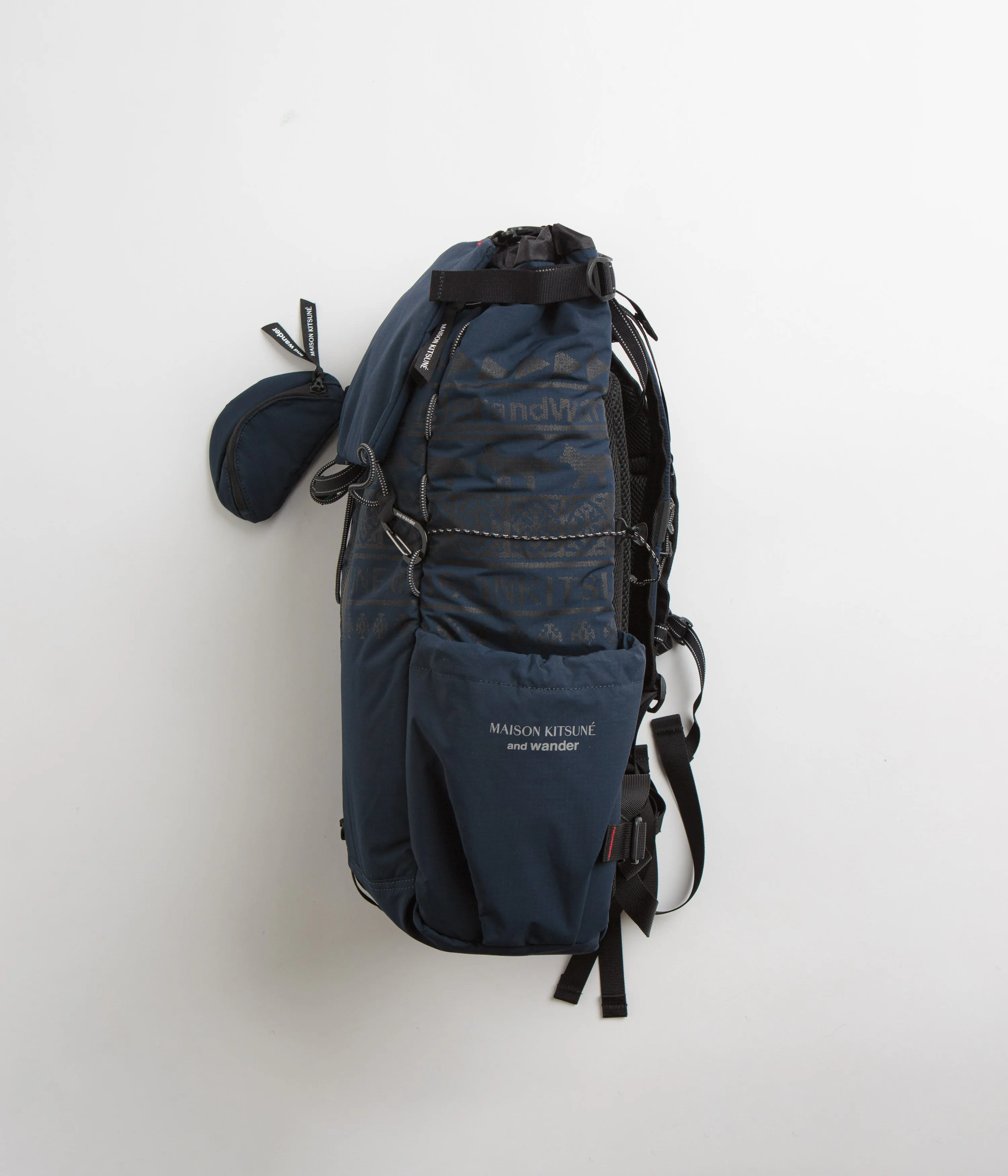 and wander x Maison Kitsune 30L Backpack - Navy