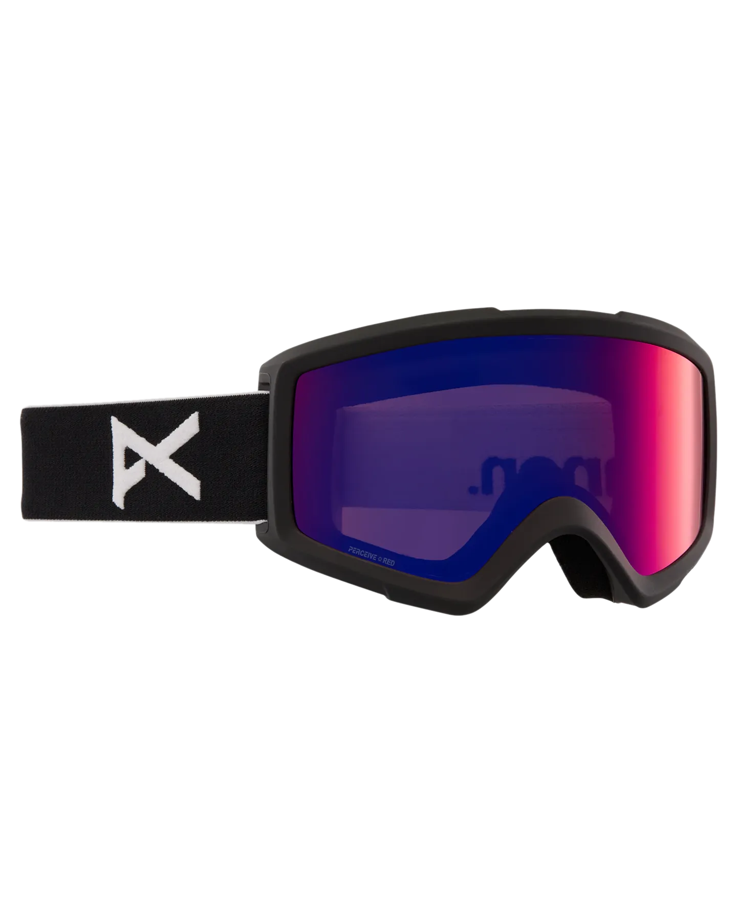 Anon Helix 2.0 Snow Goggles + Bonus Lens - Black/Perceive Sunny Red Lens