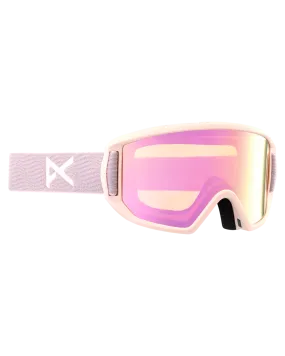 Anon Relapse Jr. Low Bridge Fit Snow Goggles + MFI - Elderberry / Pink Amber