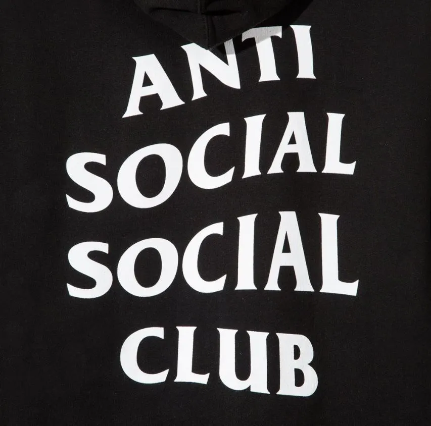 ANTI SOCIAL SOCIAL CLUB  |Unisex Street Style Long Sleeves Plain Cotton Oversized