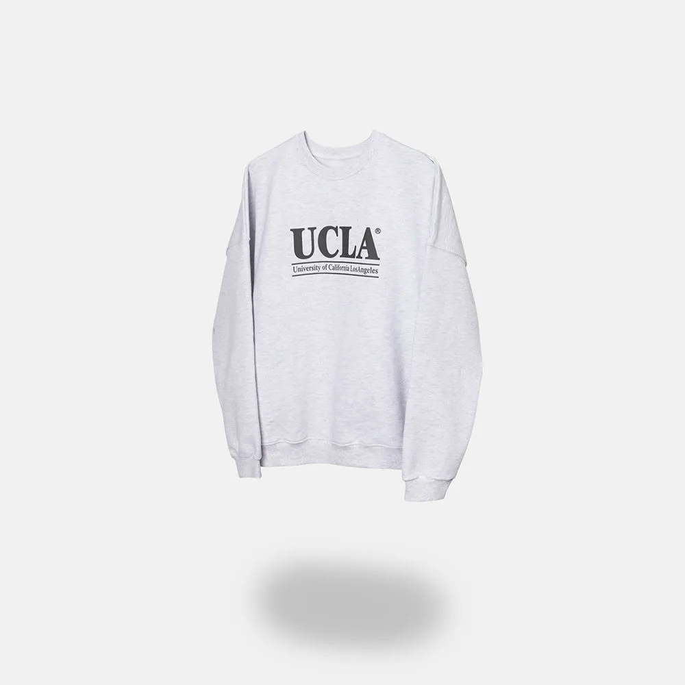 ASCLO  |Crew Neck Unisex Sweat Street Style U-Neck Long Sleeves