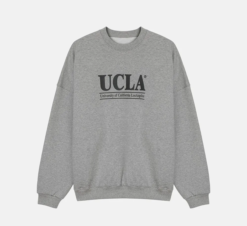 ASCLO  |Crew Neck Unisex Sweat Street Style U-Neck Long Sleeves