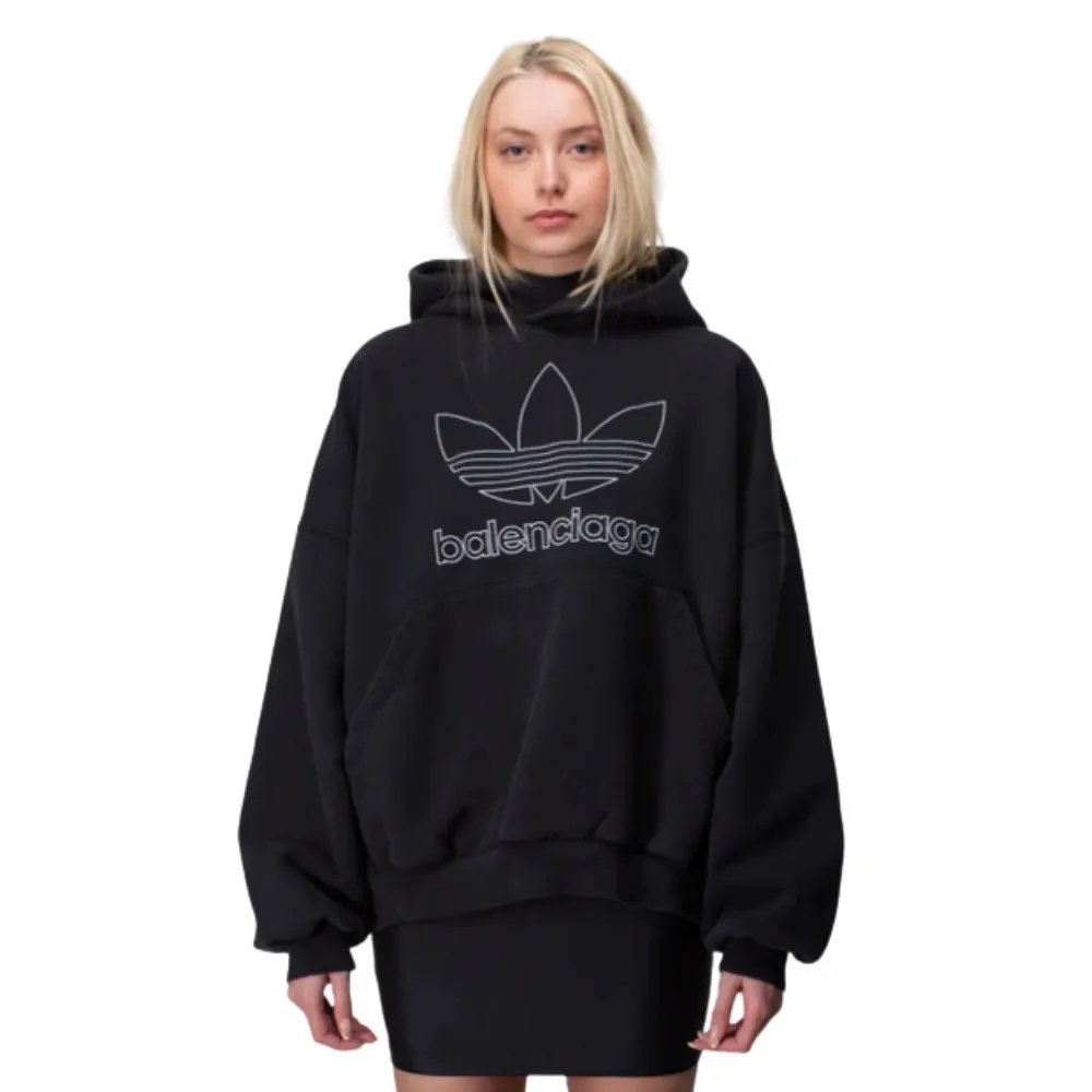 BALENCIAGA  |Unisex Sweat Street Style Collaboration Bi-color