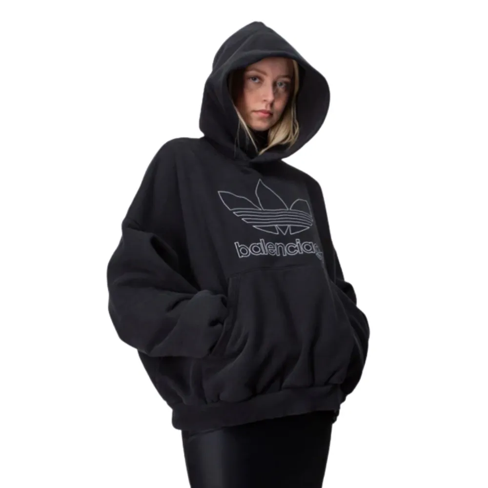 BALENCIAGA  |Unisex Sweat Street Style Collaboration Bi-color