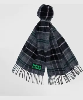 Barbour x GANNI Lamsbwool Tartan Scarf