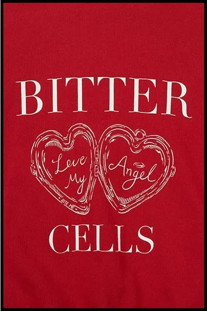 BITTER CELLS  |Crew Neck Heart Street Style Long Sleeves Plain Cotton Logo