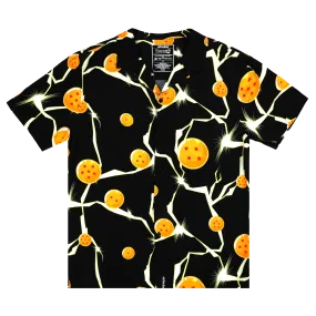 Black Dragon Balls Button-Down Shirt