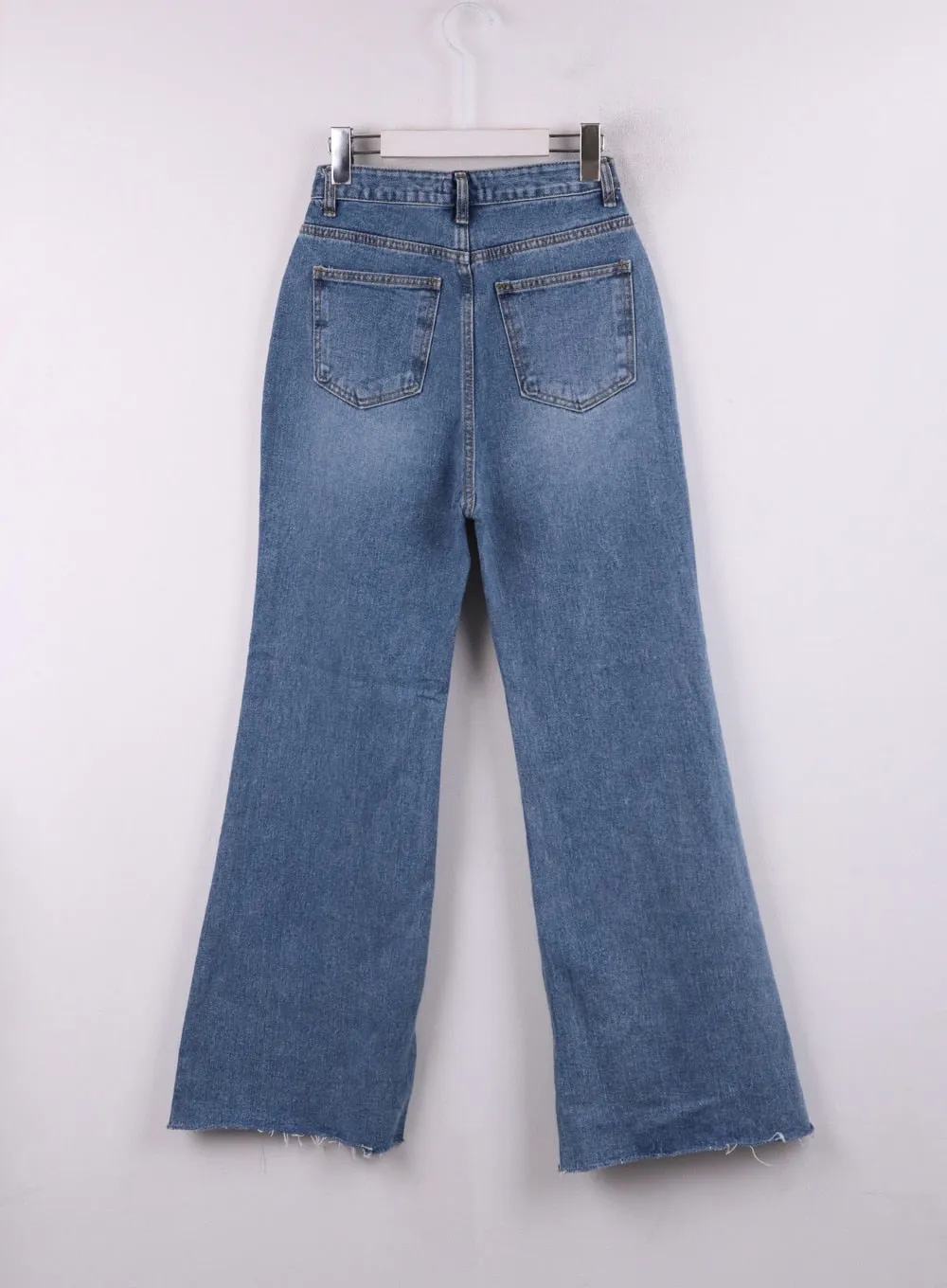 Blue Denim Bootcut Jeans CJ431