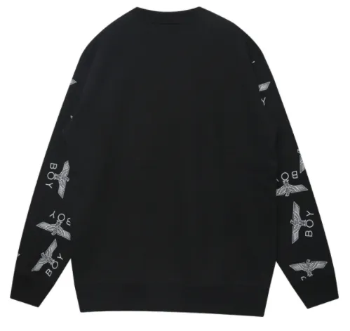 BOY LONDON  |Unisex Street Style U-Neck Long Sleeves Cotton Medium