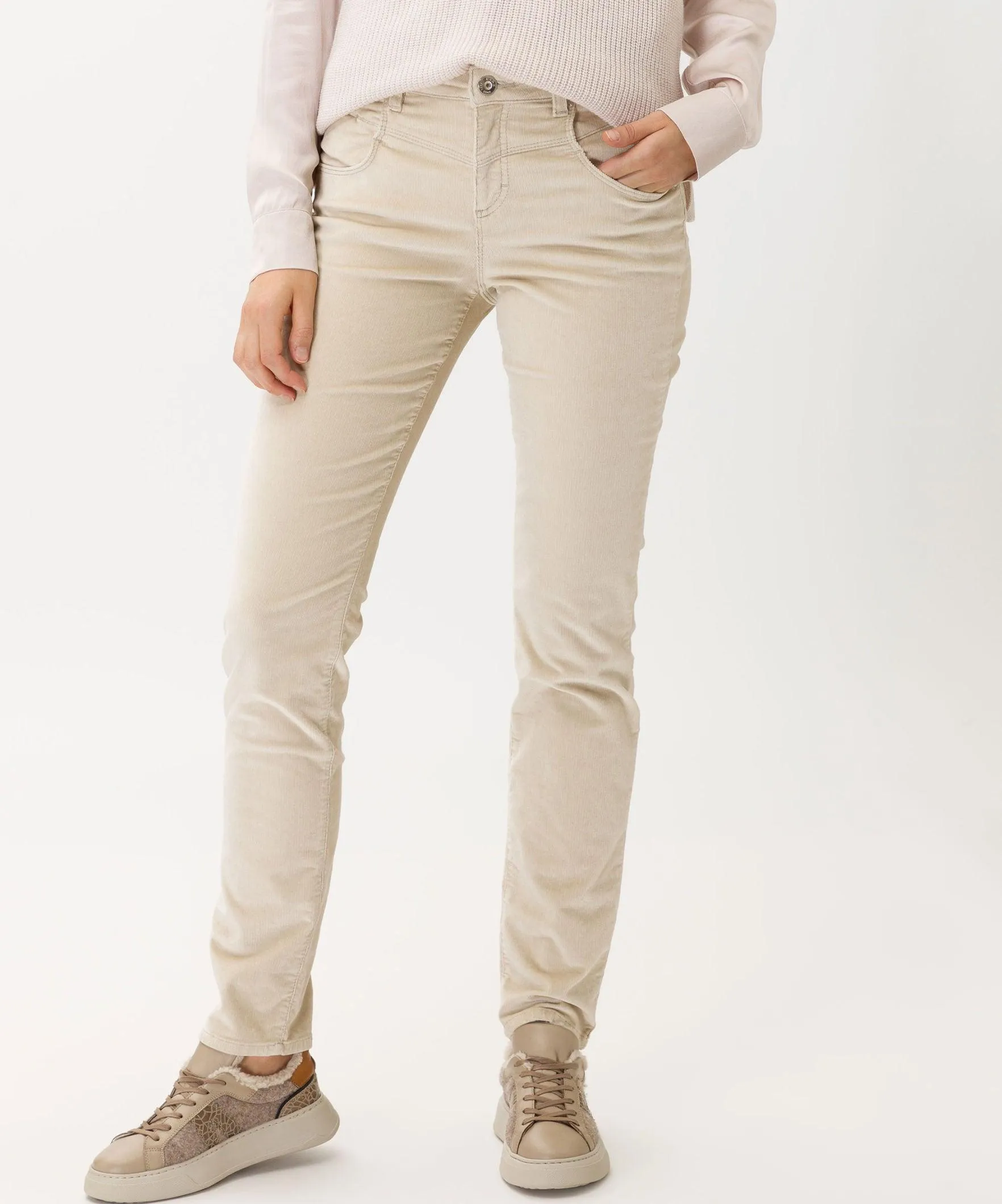 BRAX - Shakira - Pantalon de velours cordé Cozy Corduroy