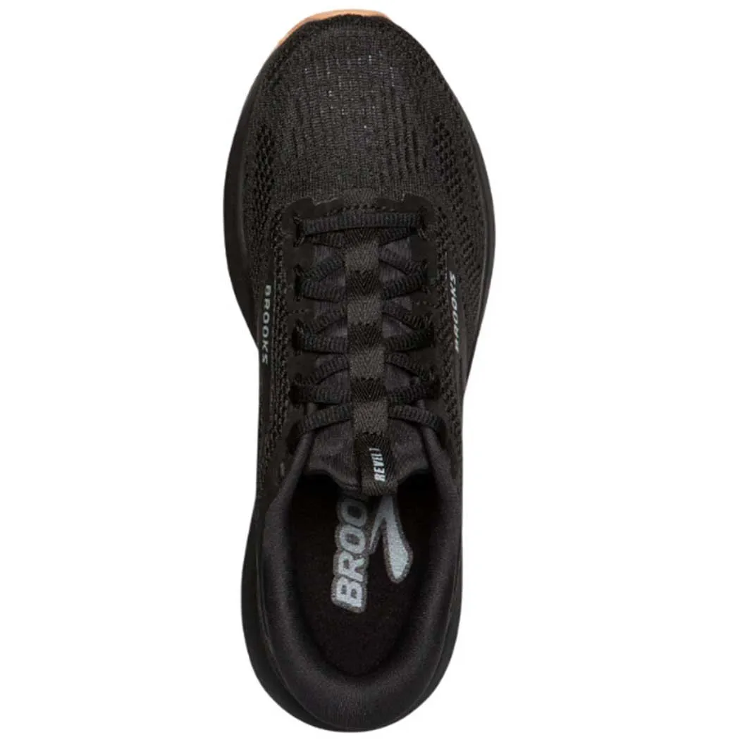 Brooks Revel 7 Athletic Sneaker Black/ Black (Men's)