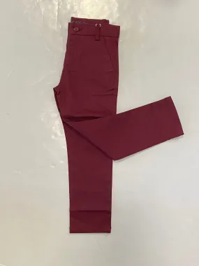 Burgundy Trousers