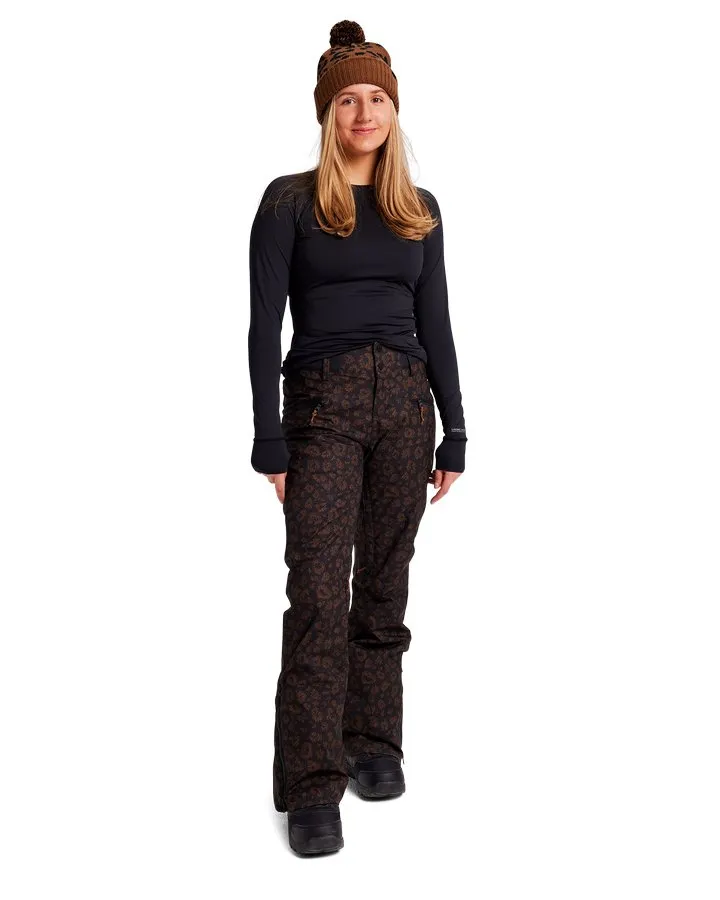 Burton Marcy Womens High Rise Pant - Animal Cheetah - 2022 (L)