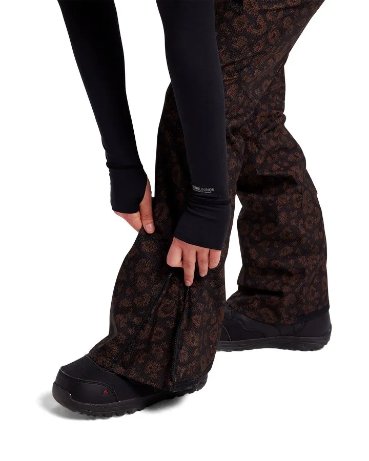 Burton Marcy Womens High Rise Pant - Animal Cheetah - 2022 (L)