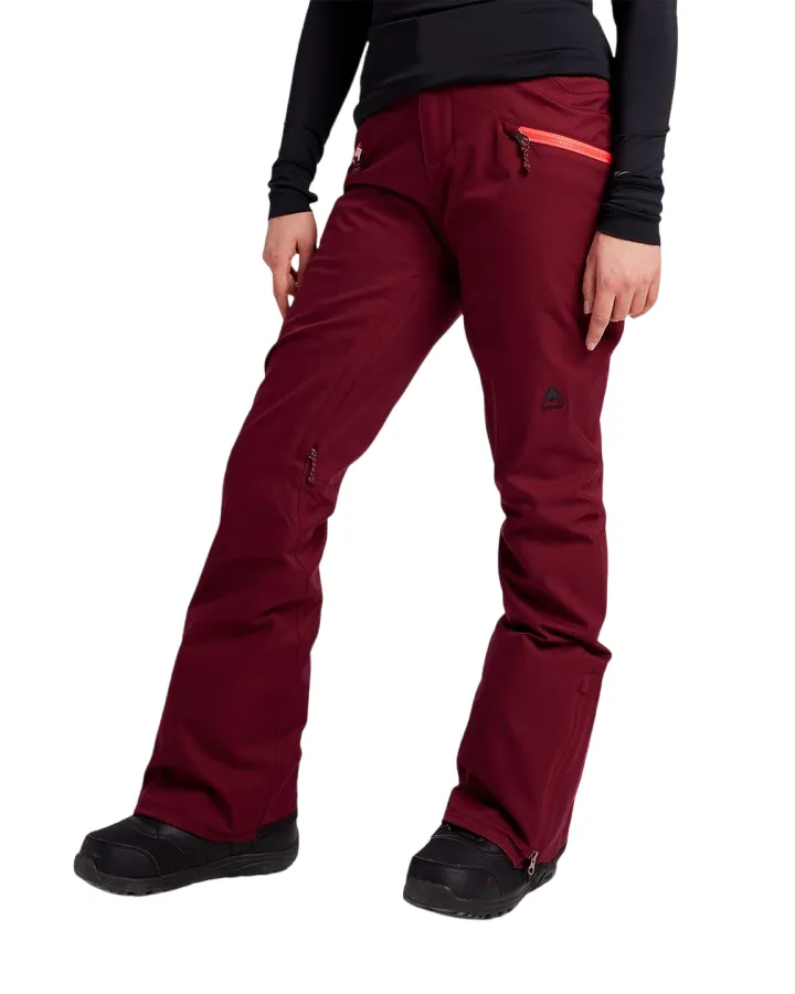 Burton Marcy Womens High Rise Womens Pant - Mulled Berry - 2022