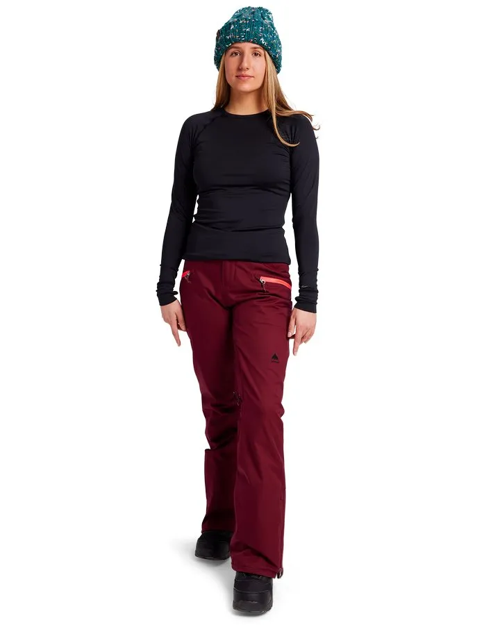 Burton Marcy Womens High Rise Womens Pant - Mulled Berry - 2022