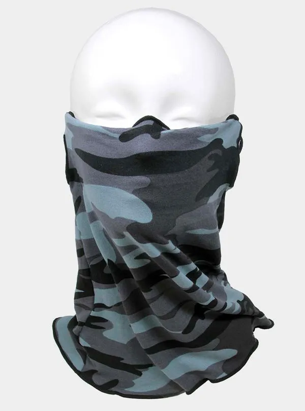 Camo Print Seamless Face Tube Mask