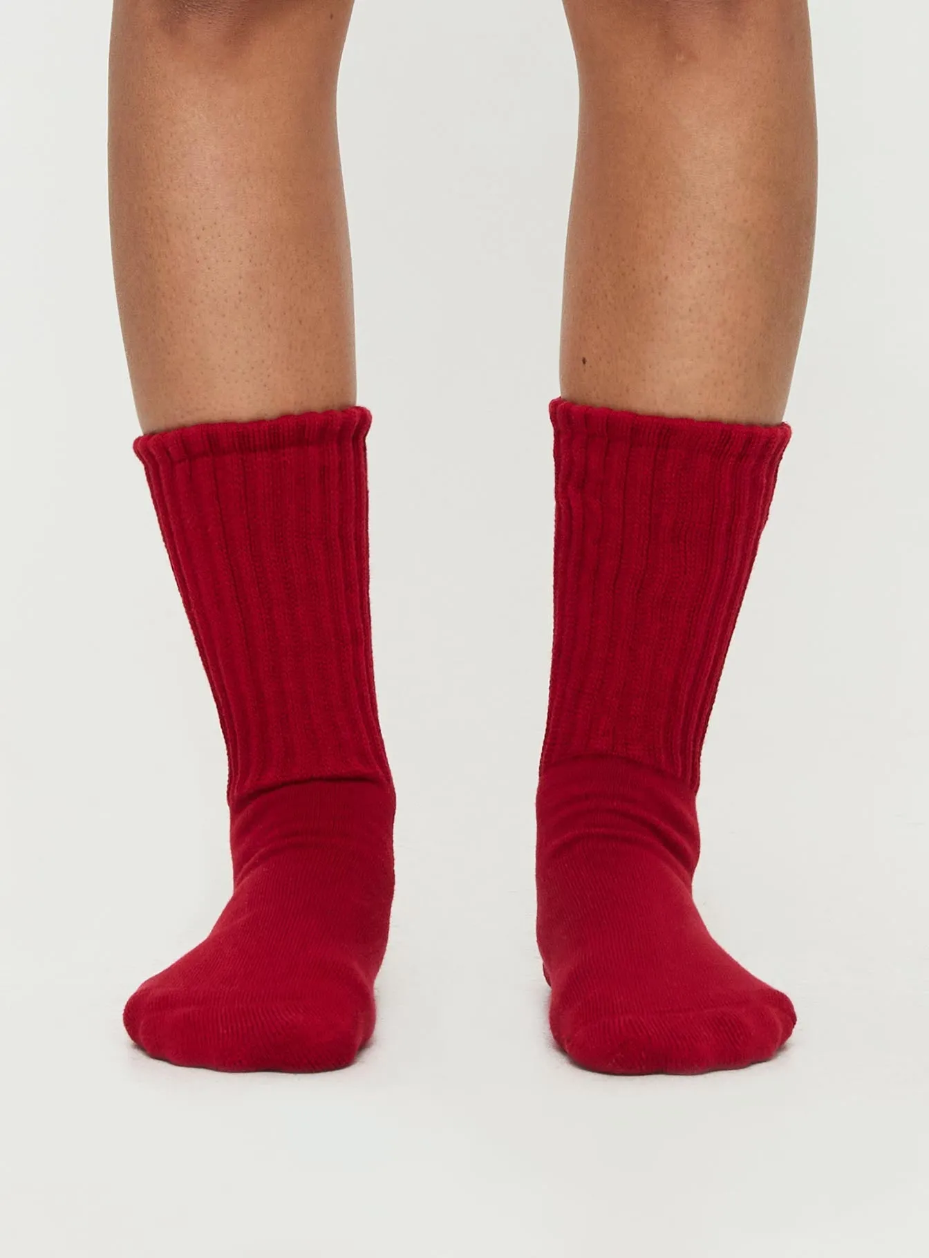 Carazon Socks Red