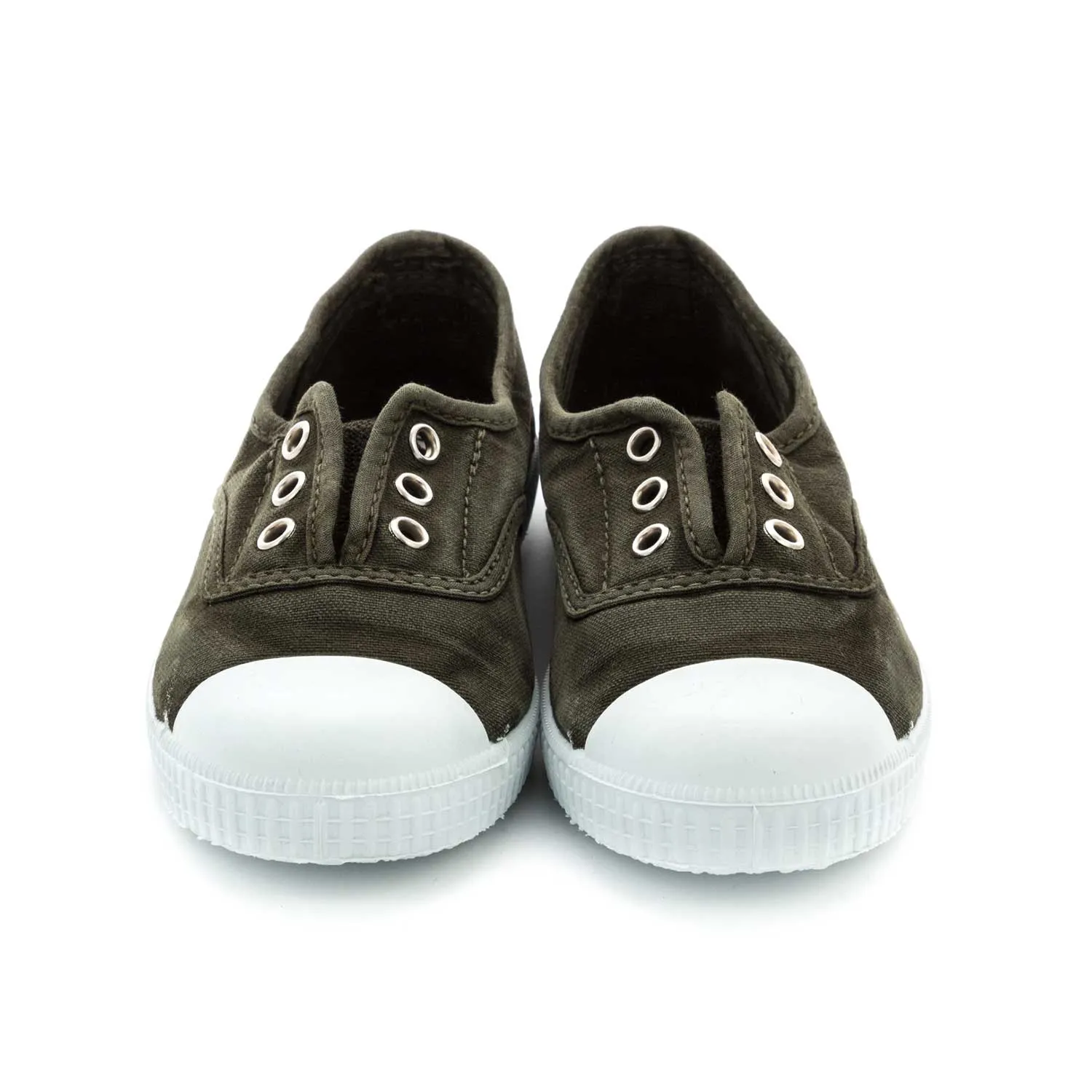 Chipie Unisex Sneaker In Kaki Color Fabric