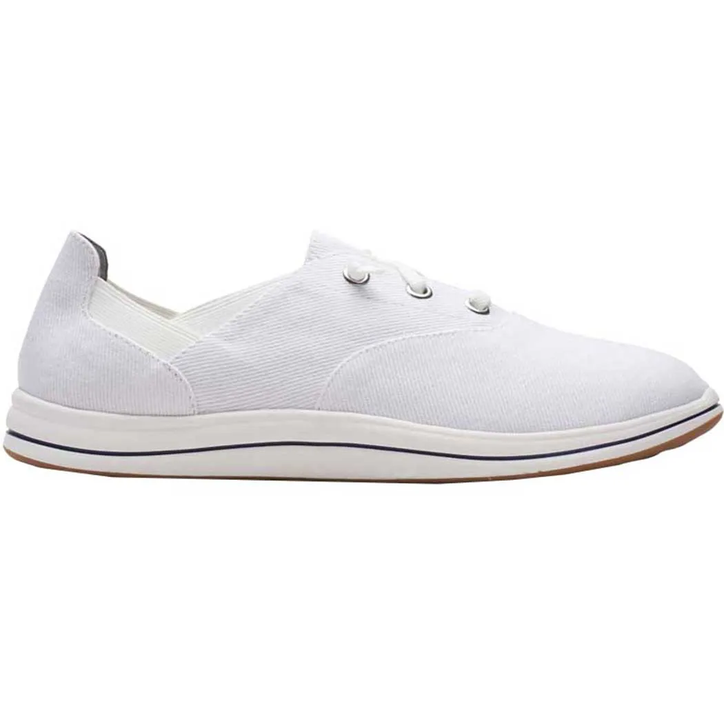 Clarks Breeze Ave Sneaker White (Women's)