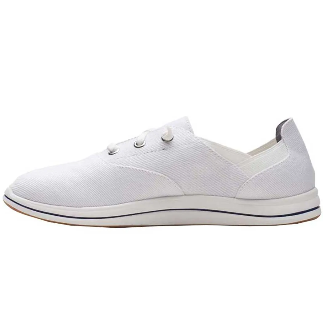 Clarks Breeze Ave Sneaker White (Women's)