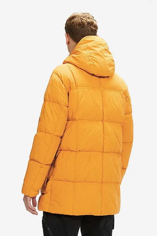 C.P. Company down jacket men's orange color