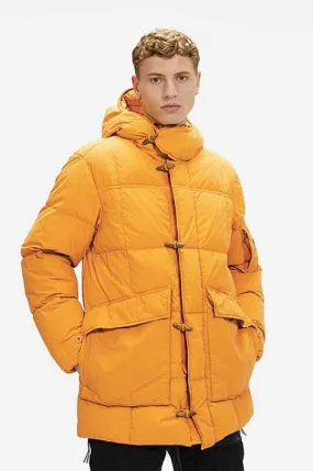 C.P. Company down jacket men's orange color