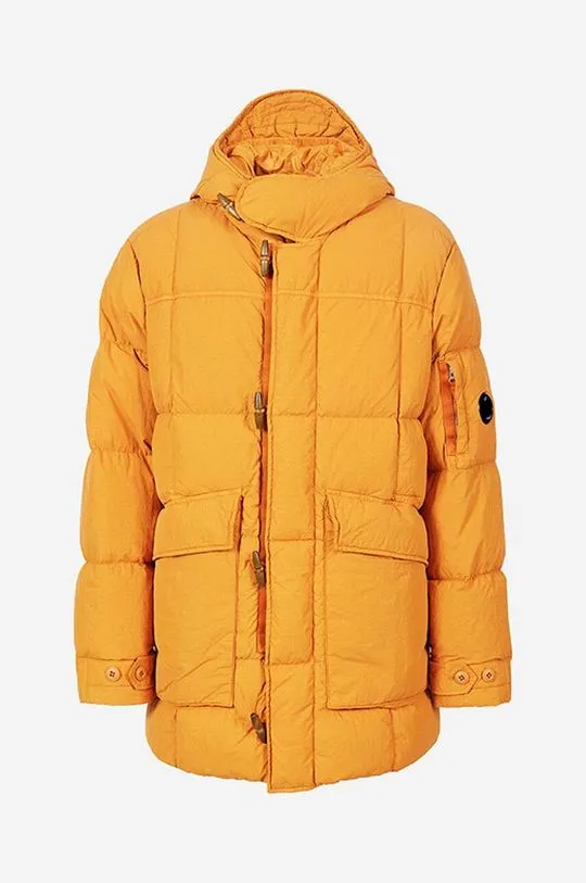 C.P. Company down jacket men's orange color