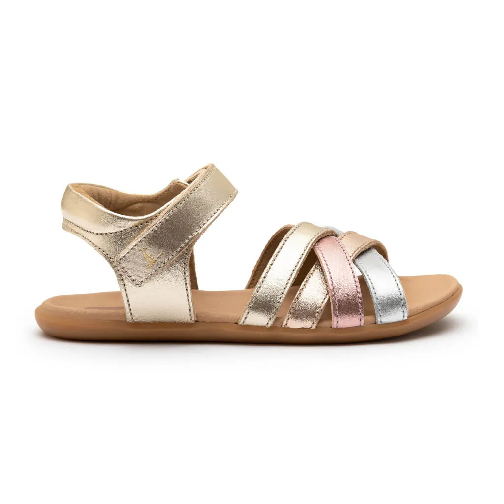 Criss Cross - Champagne / Metallic Salmon / Rose Gold (Kids)