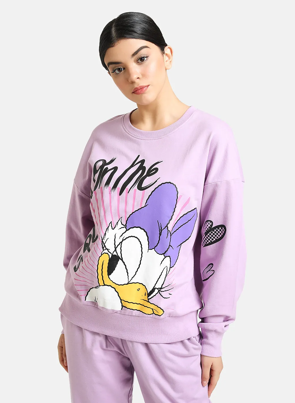 Daisy Duck Disney 'Crush On Me' Printed Sweatshirt