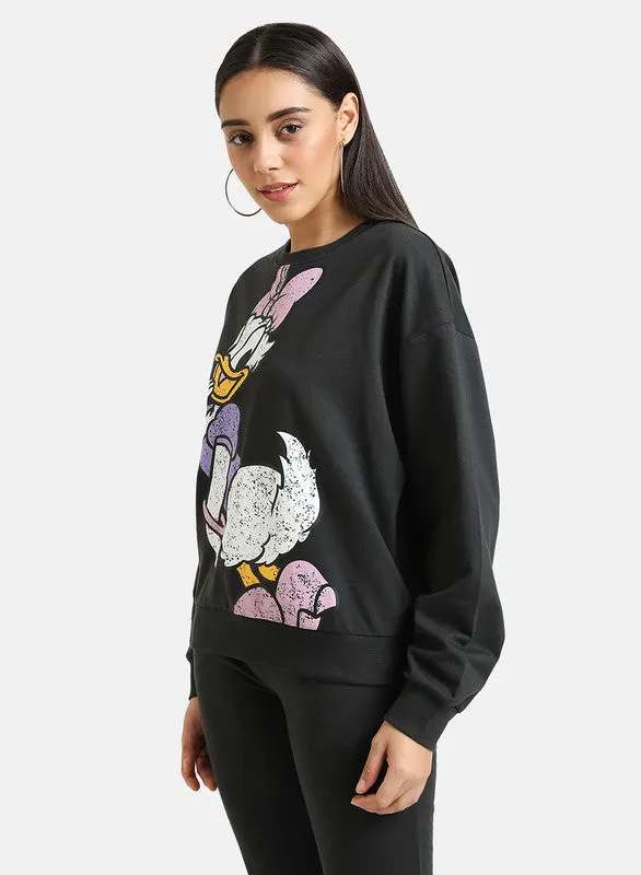 Daisy Duck Disney Printed Sweatshirt