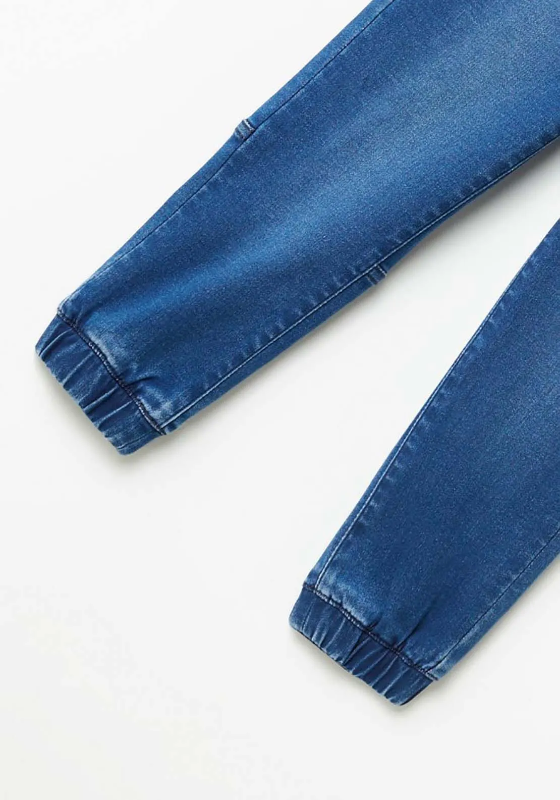 Denim Jogger Trousers - Blue