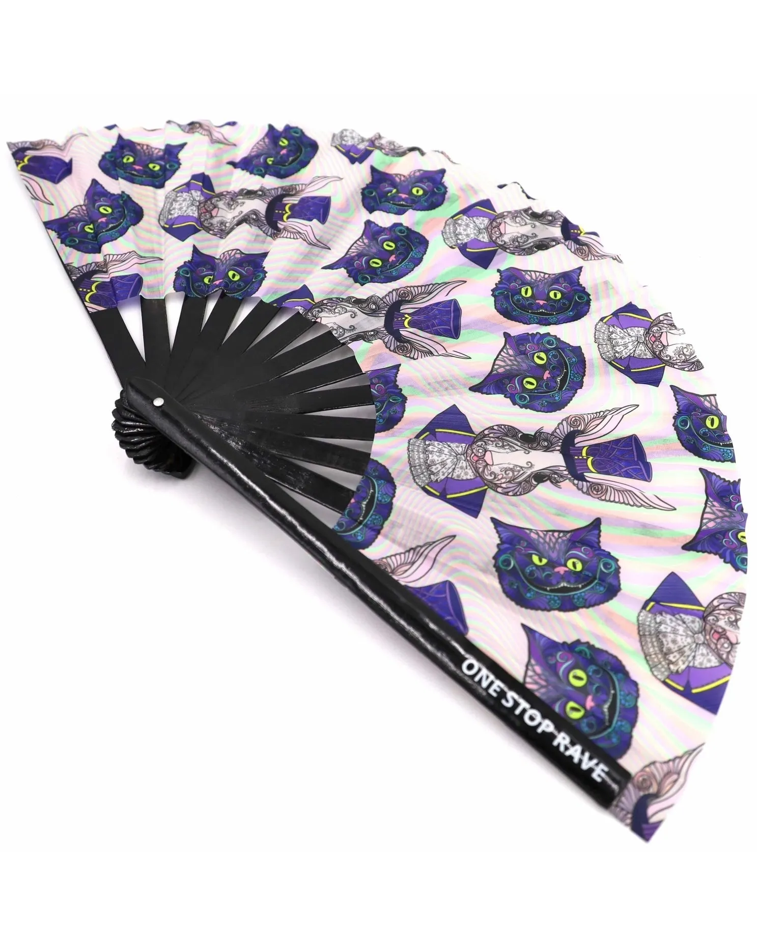 Down the Rabbit Hole Hand Fan