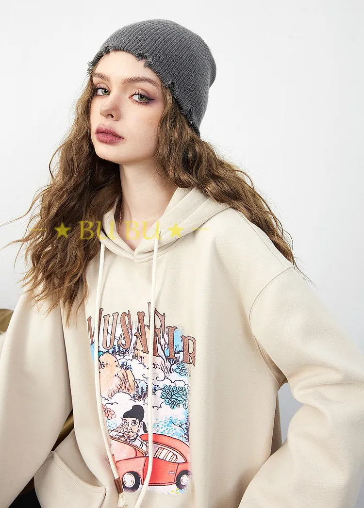 ELF SACK  |Unisex Sweat Blended Fabrics Street Style Long Sleeves