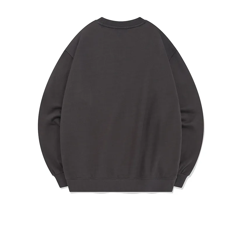 Fallett  |Crew Neck Unisex Street Style Long Sleeves Plain Cotton