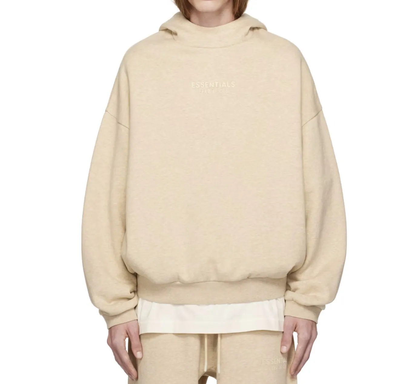 FEAR OF GOD  |Unisex Street Style Long Sleeves Plain Cotton Oversized Logo