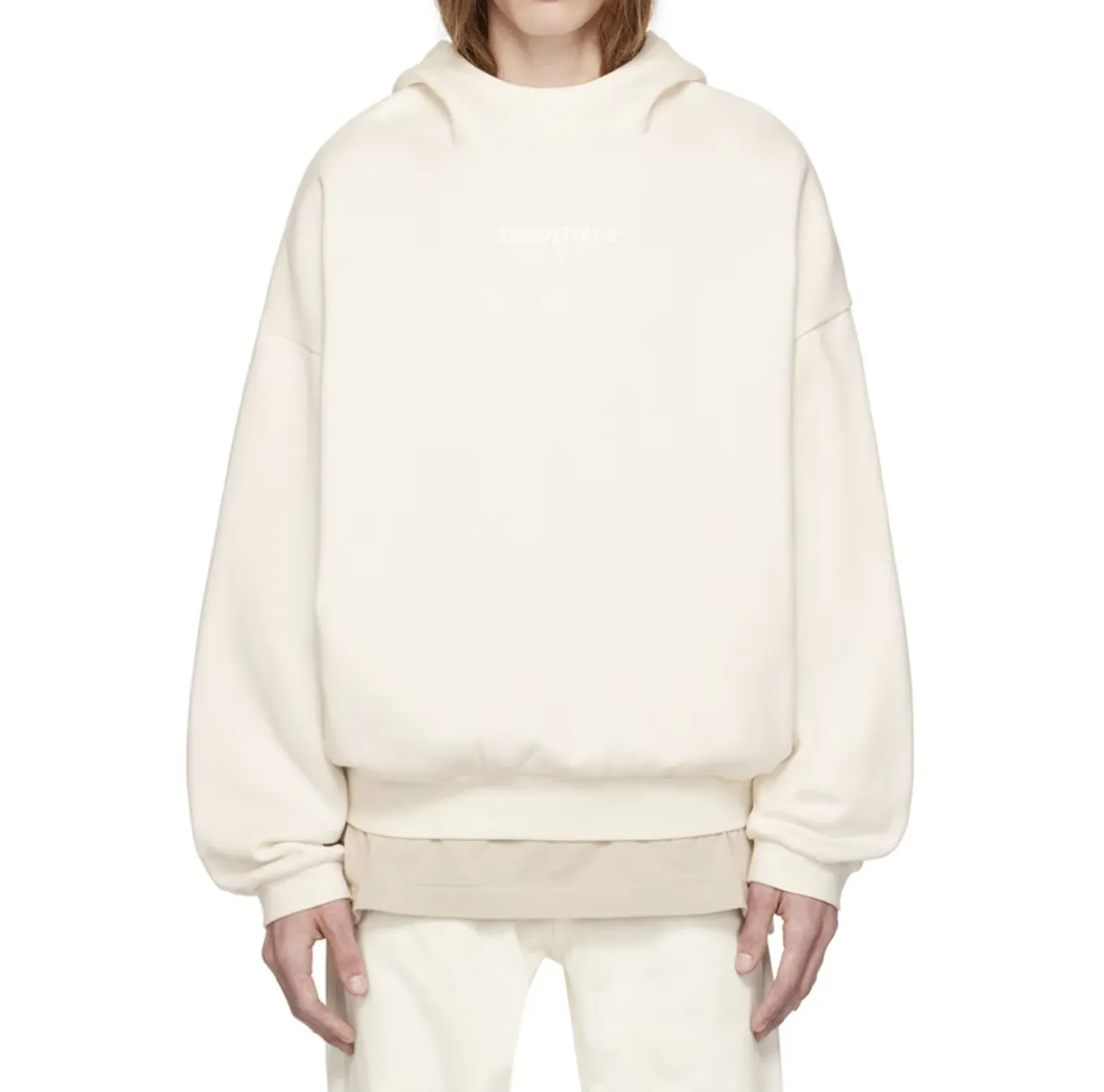 FEAR OF GOD  |Unisex Street Style Long Sleeves Plain Cotton Oversized Logo