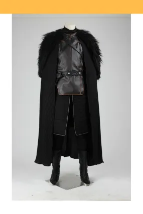 Game of Thrones Jon Snow Season 2 Night Watch PU Leather Cosplay Costume