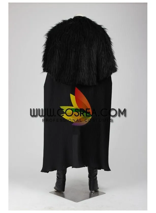 Game of Thrones Jon Snow Season 2 Night Watch PU Leather Cosplay Costume