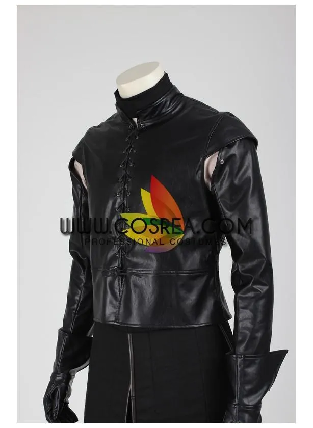 Game of Thrones Jon Snow Season 2 Night Watch PU Leather Cosplay Costume