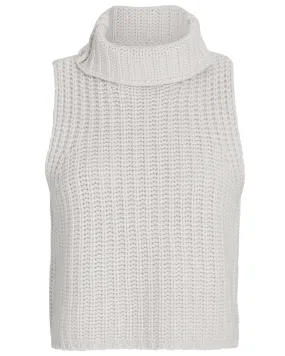 Gardenia Sleeveless Saige Turtleneck