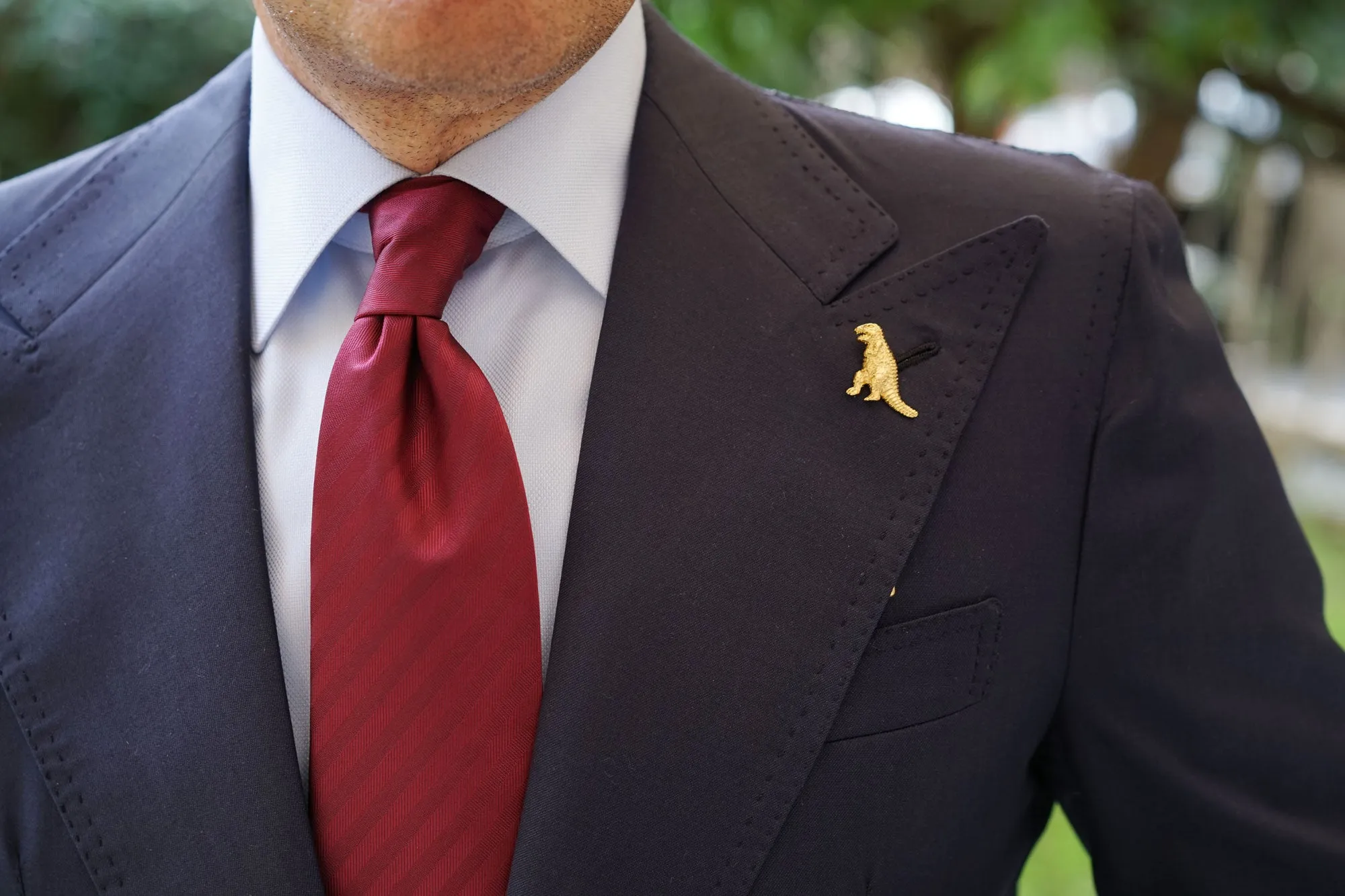 Gold Kaiju Lapel Pin